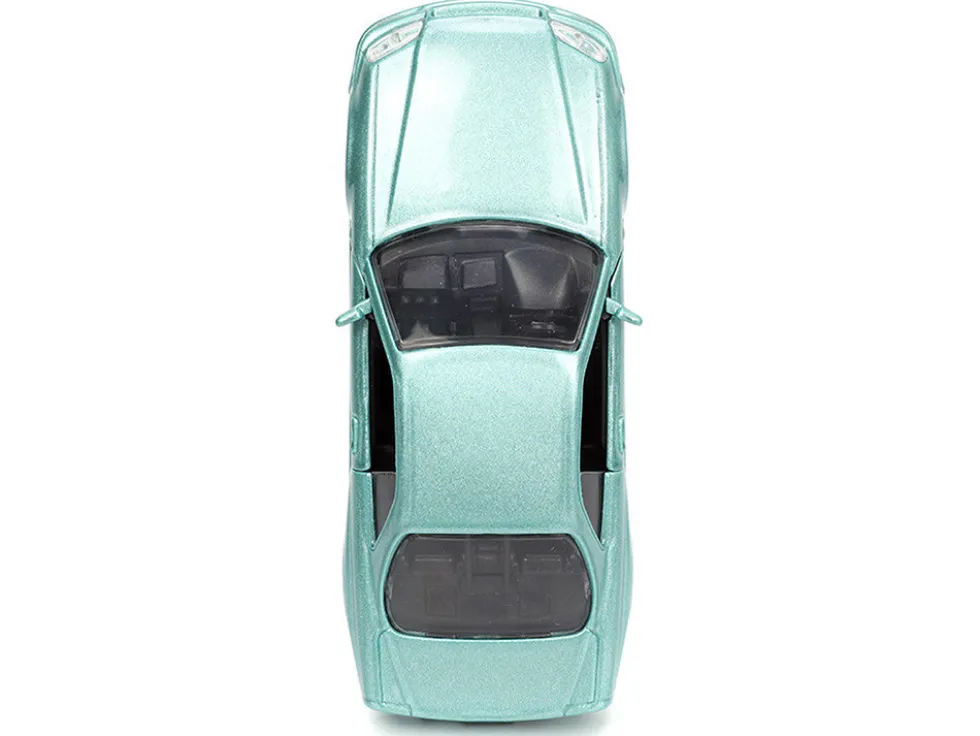 Brian's Nissan Skyline GT-R (BNR34) RHD (Right Hand Drive) Turquoise Metallic "Fast & Furious" Movie 1/32 Diecast Model Car by Jada