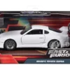 Brian's Toyota Supra White "Fast & Furious 7" Movie 1/32 Diecast Model Car Jada 97346