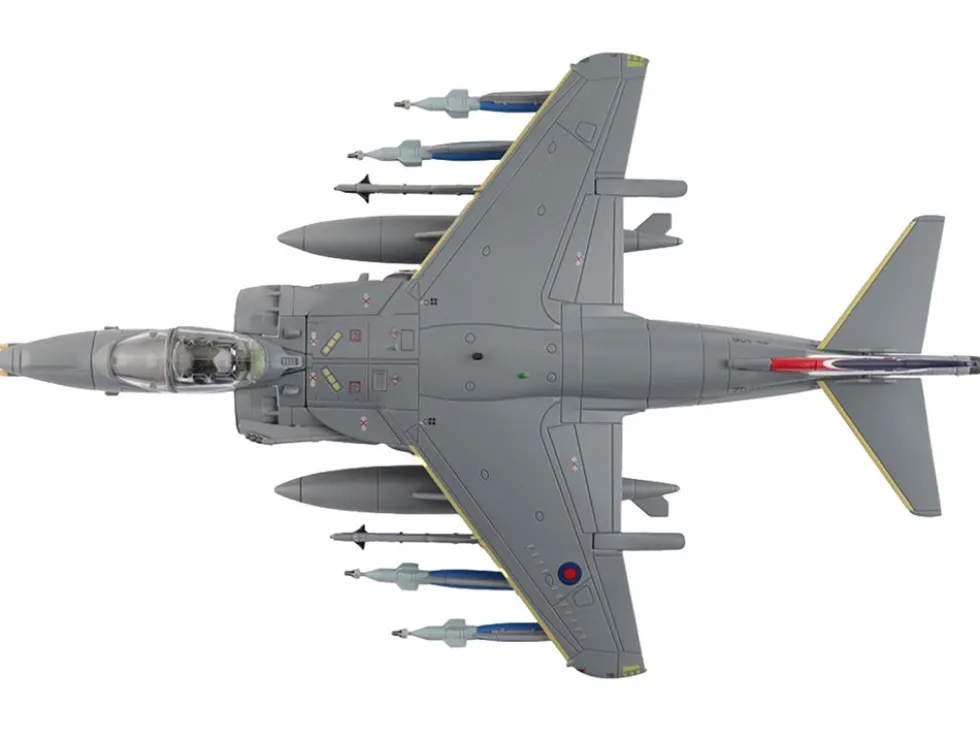 British Aerospace Harrier GR.9 Aircraft "ZD406, Royal Navy Strike Wing, RAF Station Cottesmore" (2009) British Royal Air Force/Navy "Air Power Series" 1/72 Diecast Model by Hobby Master