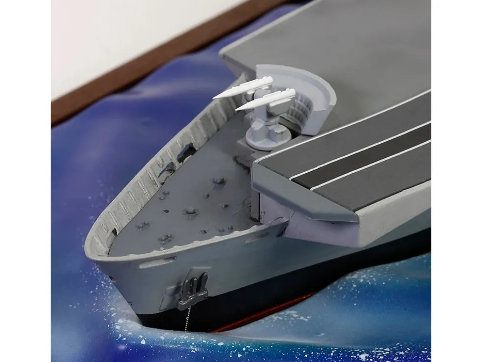British HMS Invincible (R05) Aircraft Carrier Waterline Edition "Falklands War" (1982) British Royal Navy "Battleship" Series 1/700 Diecast Model by Metal Proud