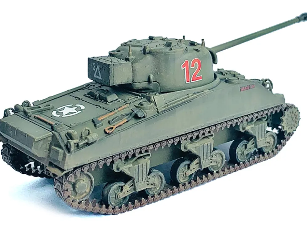 British Sherman Firefly Vc Tank #12 "3 Troop, A Sqd. Northamptonshire Yeomanry, France" (1944) "NEO Dragon Armor" Series 1/72 Plastic Model by Dragon Models