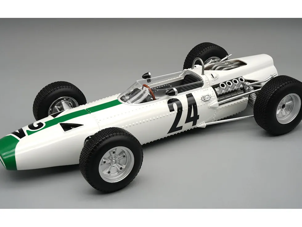 BRM P261 #24 Bob Bondurant Formula One F1 "Belgian GP" (1966) "Mythos Series" Limited Edition to 40 pieces Worldwide 1/18 Model Car by Tecnomodel