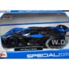 Bugatti Bolide Blue and Black Metallic "Special Edition" Series 1/24 Diecast Model Car by Maisto