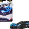 Bugatti Bolide Blue and Dark Blue Metallic "Euro Speed" Series Diecast Model Car by Hot Wheels