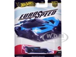 Bugatti Bolide Blue and Dark Blue Metallic "Euro Speed" Series Diecast Model Car by Hot Wheels