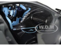 Bugatti Divo Matt Gray - Blue 1/18 New