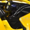 Bugatti Divo Yellow Metallic with Carbon and Blue Accents "Special Edition" 1/24 Diecast Model Car by Maisto