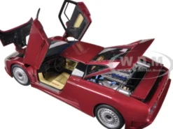 Bugatti EB110 GT Dark Red 1/18 Diecast Car Model Autoart 70977