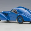 1938 Bugatti Type 57SC Atlantic Metal Wire Spoke Wheels Blue 1/43 Diecast Model Car Autoart 50947