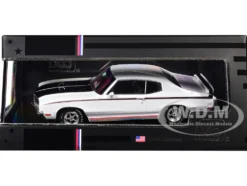 1970 Buick GSX Apollo White with Black and Red Stripes 1/43 Diecast Model by IXO Models