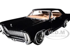 1965 Buick Riviera Gran Sport Black Metallic "Special Edition" Series 1/26 Diecast Model Car by Maisto