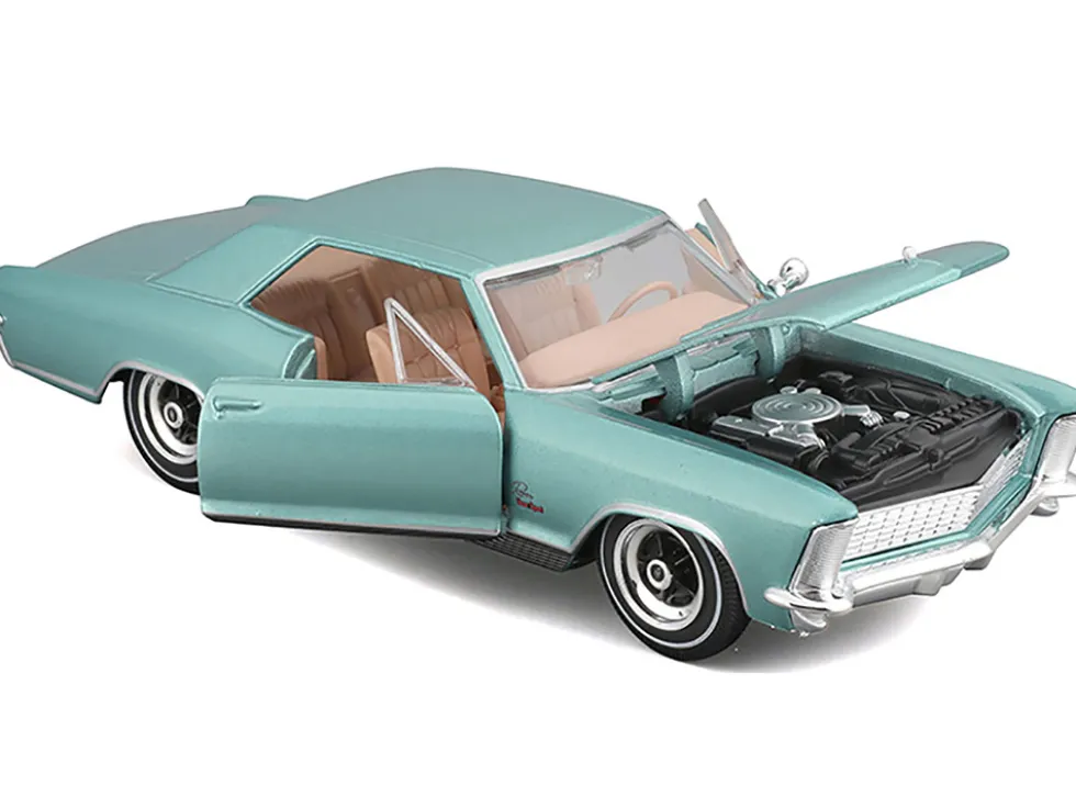 1965 Buick Riviera Gran Sport Light Blue Metallic "Special Edition" Series 1/26 Diecast Model Car by Maisto