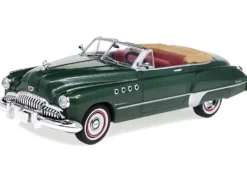 1949 Buick Roadmaster Convertible Allendale Green Metallic 1/43 Diecast Model Car Greenlight 86350