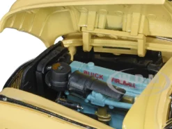 1949 Buick Roadmaster Convertible Charlie Babbitt's Yellow Red Interior Rain Man 1988 Movie 1/18 Diecast Model Car Greenlight 13616