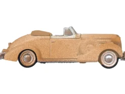 1936 Buick Special Convertible Coupe Beige Rusted Junkyard Project 1/87 HO Scale Diecast Model Car Oxford Diecast 87BS36006