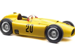 Bundle 2 Cars 1956 Ferrari D50 #20 Andre Pilette 6th Place Grand Prix Belgium Yellow 1955 Ferrari Lancia D50 #6 Alberto Ascari Winner Grand Prix Turin Italy Red Limited Edition 1000 pieces Worldwide 1/18 Diecast Model Cars CMC 184