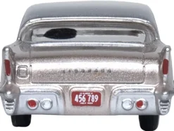 1957 Cadillac Eldorado Brougham Sandalwood Beige Metallic with Silver Top 1/87 (HO) Scale Diecast Model Car Oxford Diecast 87CE57004