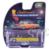 1971 Cadillac Sedan Deville Lowrider Gold Metallic with Black Top "California Lowriders" Series 7 1/64 Diecast Model Car by Greenlight