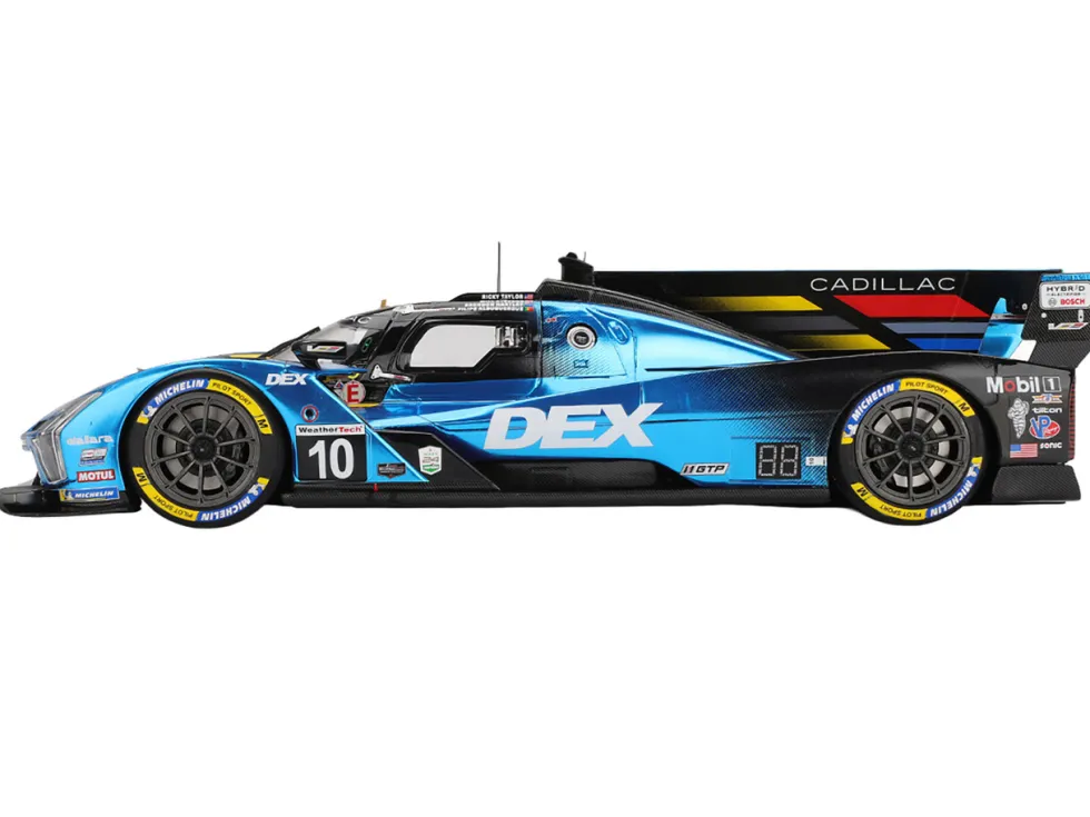 Cadillac V-Series.R #10 Filipe Albuquerque - Brendon Hartley - Will Stevens - Ricky Taylor "Cadillac Wayne Taylor Racing" IMSA "24 Hours of Daytona" (2025) 1/18 Model Car by Top Speed