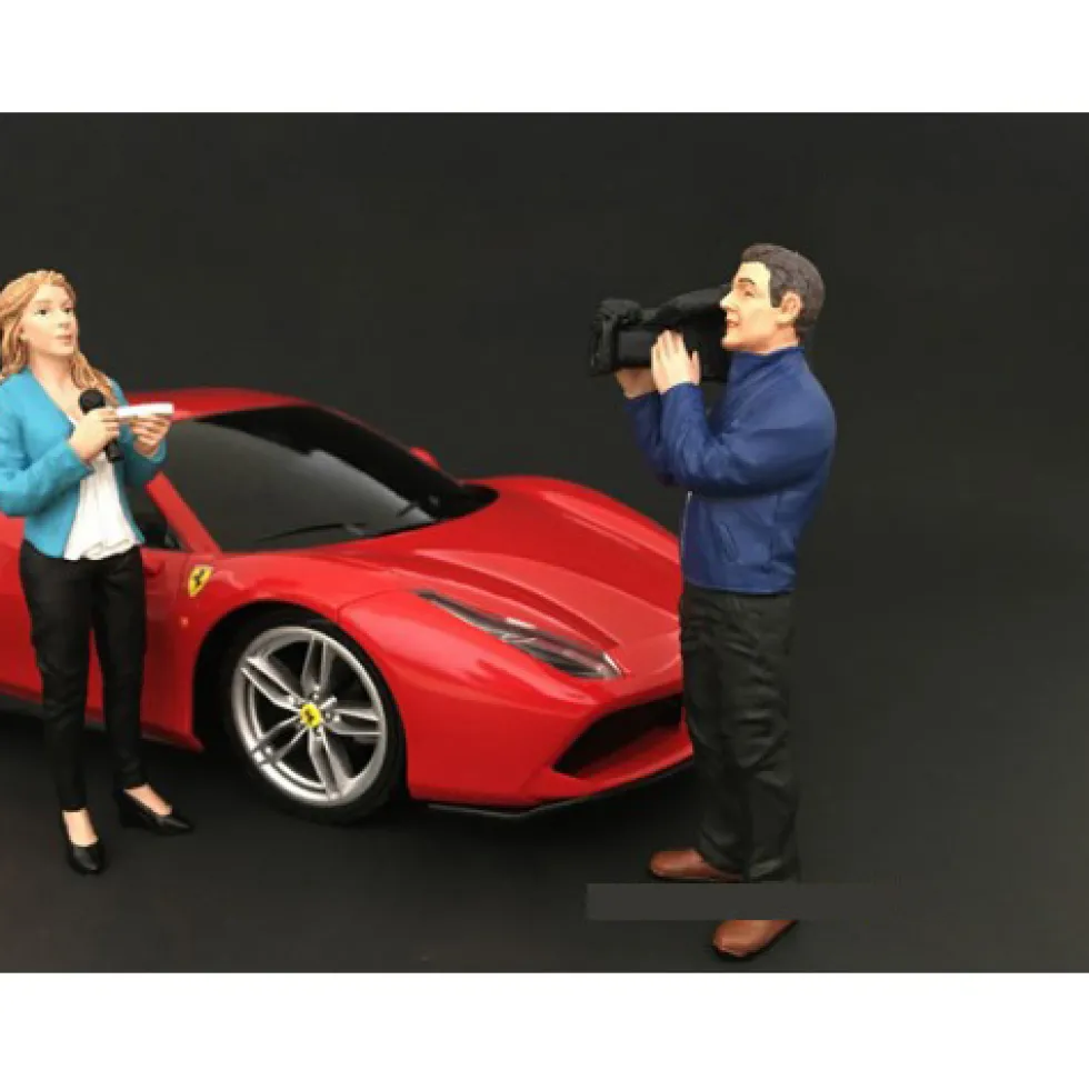 Camera Crew Figure I "Camera Man" For 1:18 Scale Models American Diorama 77427