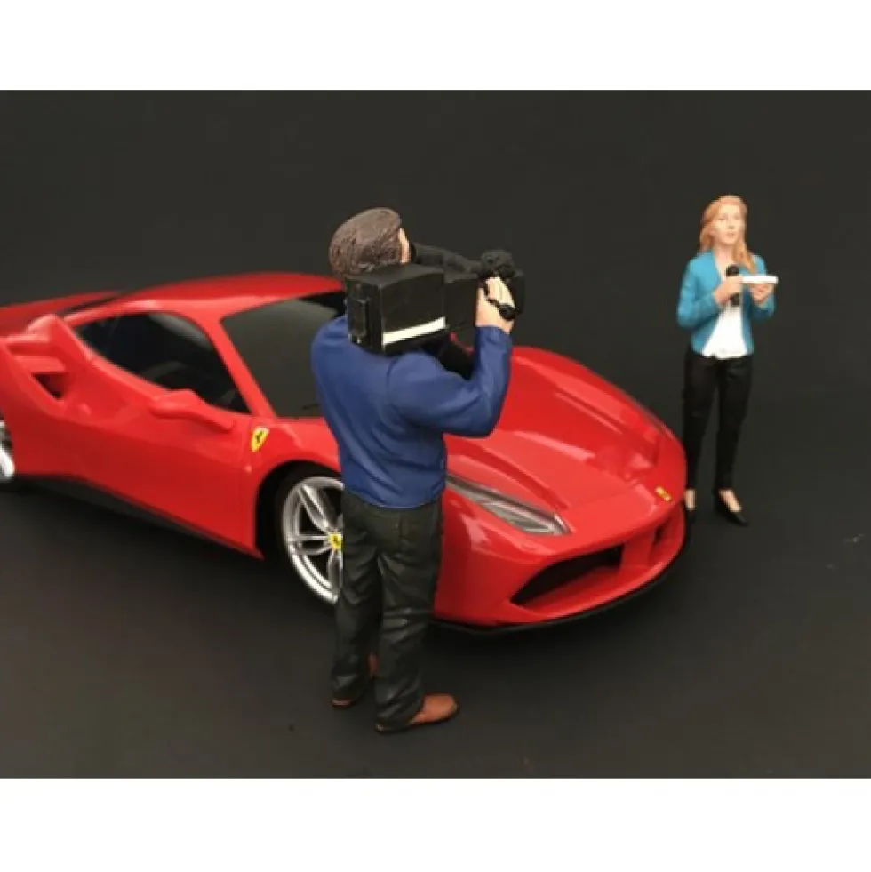 Camera Crew Figure I "Camera Man" For 1:18 Scale Models American Diorama 77427