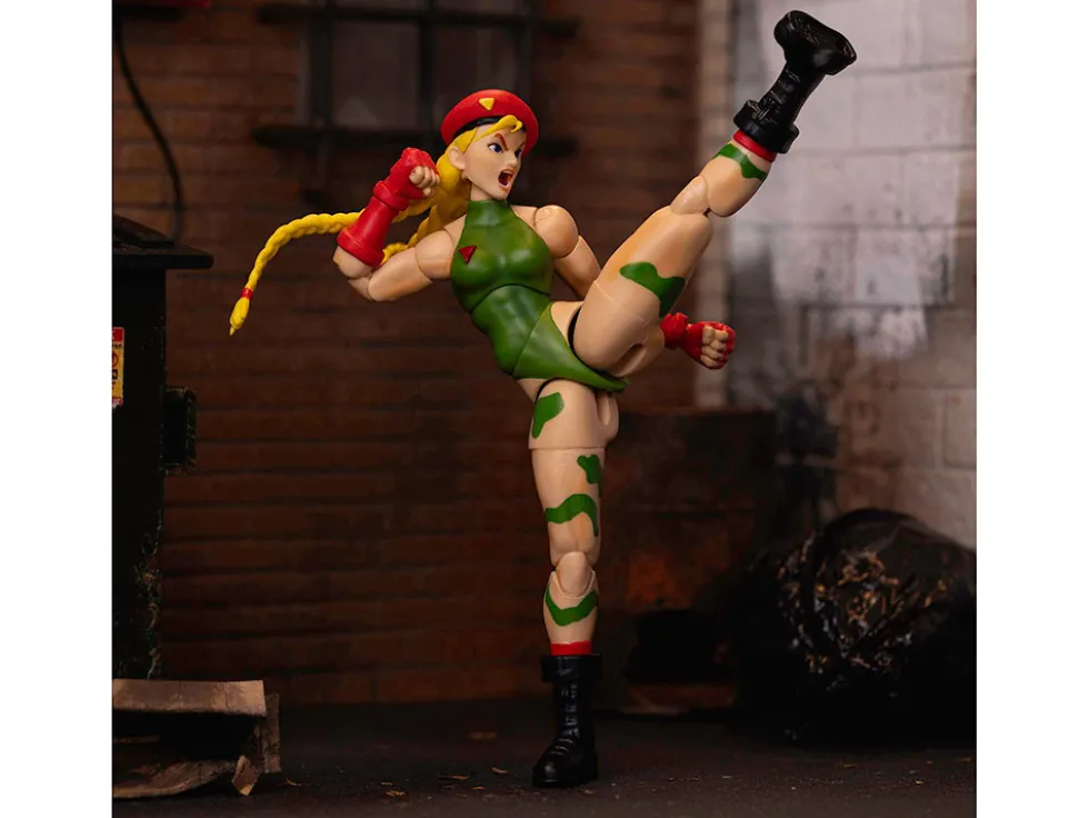 Cammy 6" Moveable Figure with Accessories and Alternate Head and Hands "Ultra Street Fighter II: The Final Challengers" (2017) Video Game Model by Jada