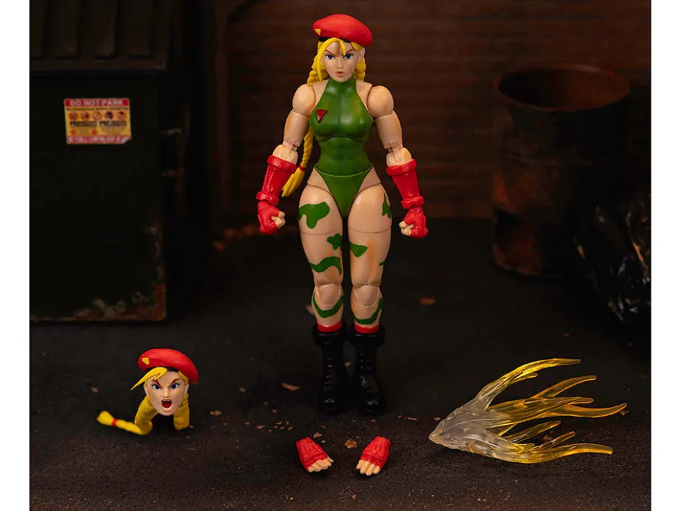 Cammy 6" Moveable Figure with Accessories and Alternate Head and Hands "Ultra Street Fighter II: The Final Challengers" (2017) Video Game Model by Jada