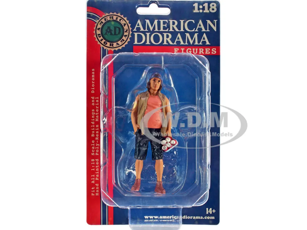 Campers Figure 2 1/18 Scale Models American Diorama 76335
