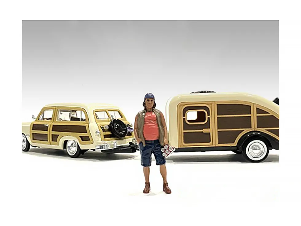 Campers Figure 2 1/18 Scale Models American Diorama 76335