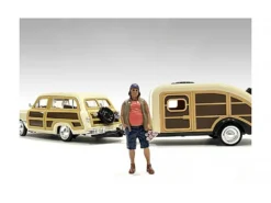 Campers 5 piece Figure Set 1/18 Scale Models American Diorama 76334-76335-76336-76337-76338