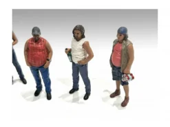 Campers 5 piece Figure Set 1/18 Scale Models American Diorama 76334-76335-76336-76337-76338