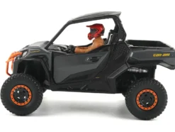 Can-Am Commander XT-P 1000R Gray and Orange with Driver Figure 1/32 Diecast Model by BRP Models