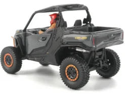 Can-Am Commander XT-P 1000R Gray and Orange with Driver Figure 1/32 Diecast Model by BRP Models