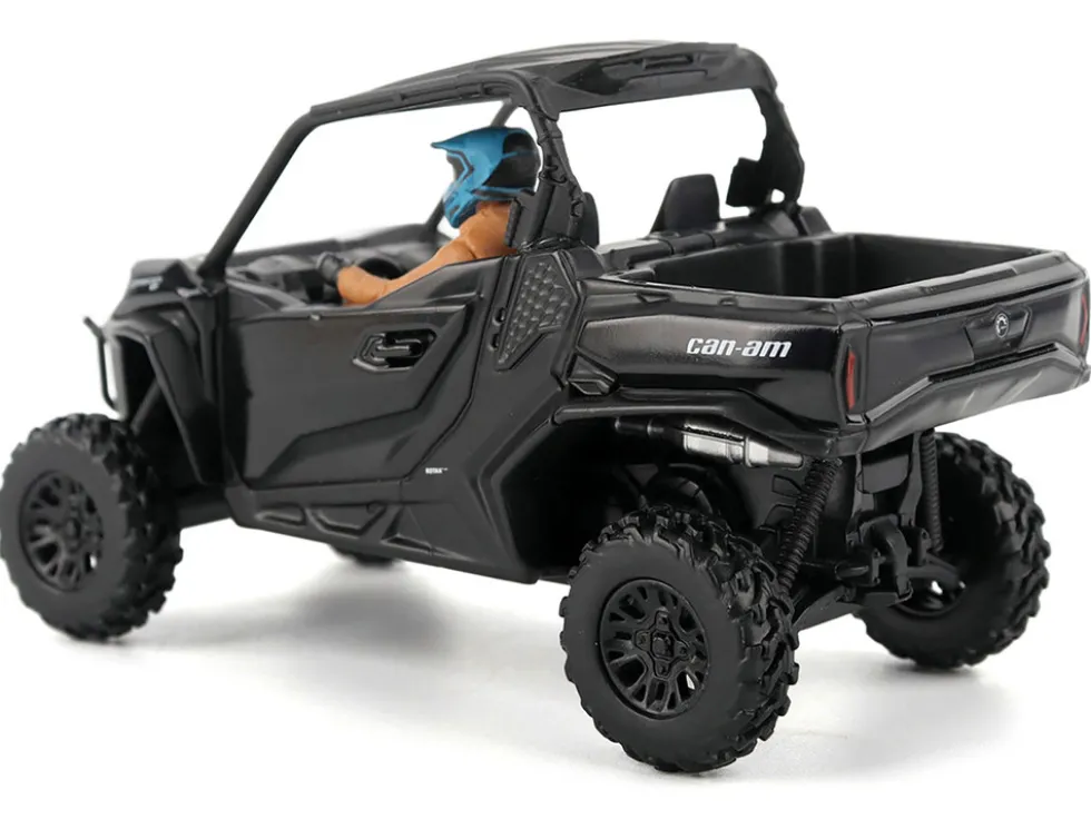 Can-Am Commander XT 1000R Matt Black with Driver Figure 1/32 Diecast Model by BRP Models