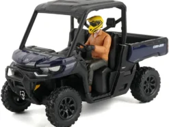 Can-Am Defender XT HD9 Navy Blue and Black with Driver Figure 1/32 Diecast Model by BRP Models