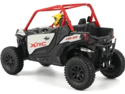 Can-Am Maverick Sport XRC 1000R Red and Gray with Driver Figure 1/32 Diecast Model by BRP Models