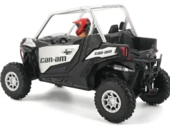 Can-Am Maverick Sport XXC 1000R Silver Metallic and Black with Driver Figure 1/32 Diecast Model by BRP Models