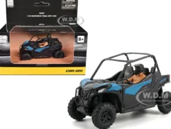 Can-Am Maverick Trail DPS 1000 Blue and Black with Driver Figure 1/32 Diecast Model by BRP Models