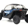 Can-Am Maverick X3 X RS Turbo RR Intense Blue and Chalk Gray with Driver Figure 1/32 Diecast Model by BRP Models
