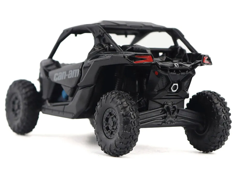 Can-Am Maverick X3 X RS Turbo RR Triple Black with Driver Figure 1/32 Diecast Model by BRP Models