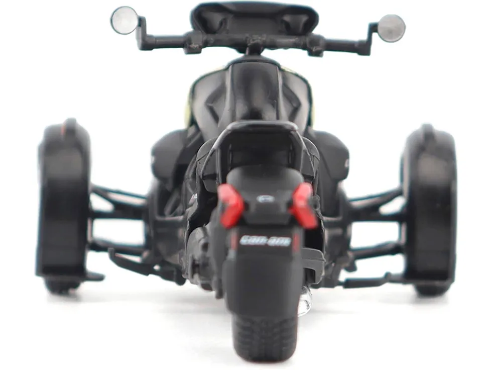 Can-Am Ryker Rally 3-Wheel Motorcycle Sand Storm and Black 1/32 Diecast Model by BRP Models
