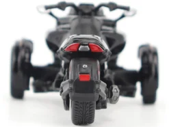 Can-Am Spyder F3 3-Wheel Motorcycle Steel Black Metallic 1/32 Diecast Model by BRP Models