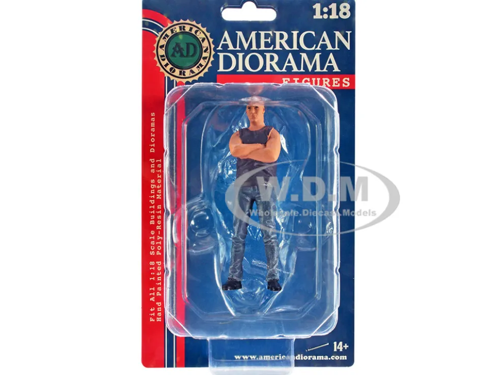 Car Meet 3 Figure 1 1/18 Scale Models American Diorama 76326