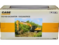 Case CX210D Excavator Orange Gray Case Construction 1/50 Diecast Model ERTL TOMY 44230