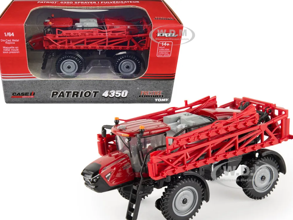 Case IH Patriot 4350 Sprayer Red Case IH Agriculture 1/64 Diecast Model ERTL TOMY 44263