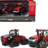 Case IH QuadTrac 9380 Tractor Red and Case IH QuadTrac 715 Tractor Set of 2 Tractors "Prestige Collection" 1/64 Diecast Models by ERTL TOMY