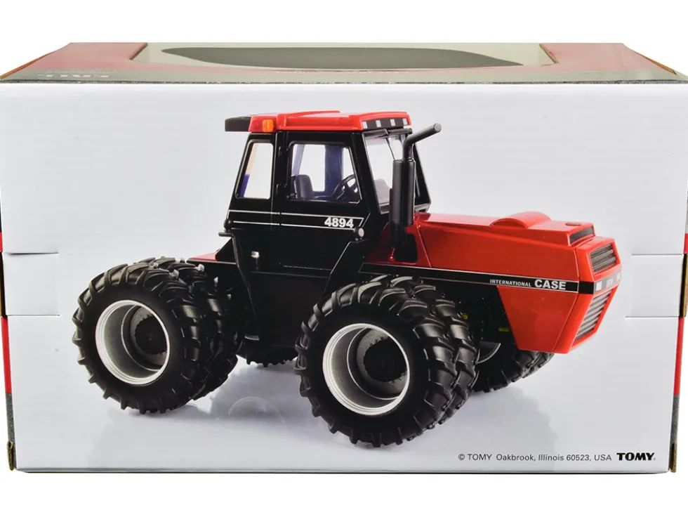 Case International 4894 Tractor Red Black Dual Wheels Case IH Agriculture Prestige Collection 1/32 Diecast Model ERTL TOMY 44273