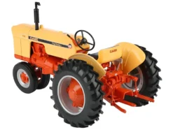 Case 430 Narrow Front Tractor Yellow with Orange Frame