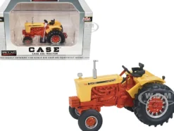 Case 930 Open Station Tractor Yellow and Orange 1/64 Diecast Model by SpecCast