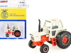 Case 1370 Tractor Beige Orange National FFA Organization Logo Case IH Agriculture Series 1/64 Diecast Model ERTL TOMY 44251